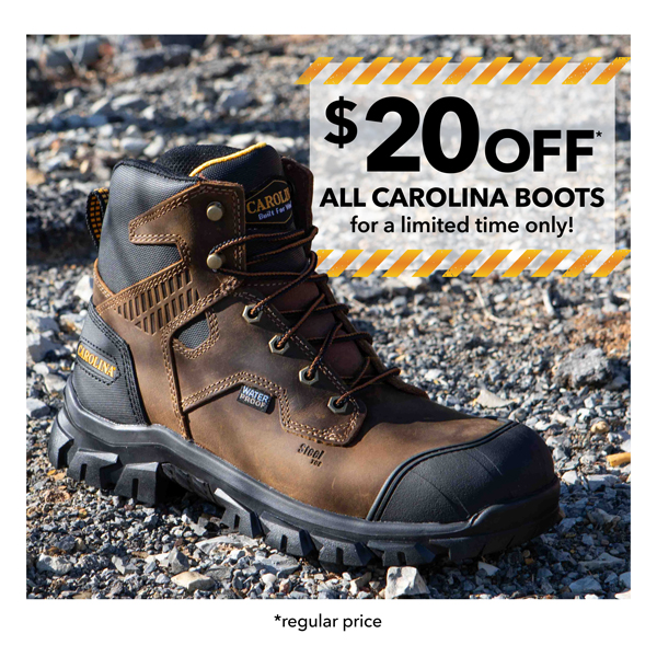 Men's carolina outlet boots cheap